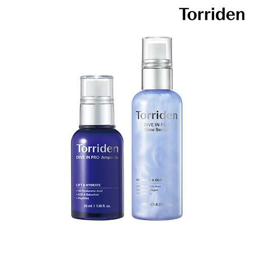 [카드 5%할인]방송에서만] 토리든 다이브인 프로 히알루론산 앰플 35ml 1개 글로우 세럼 120ml 1개
