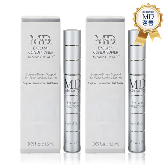 [미국 직수입] MD래쉬팩터 속눈썹 영양제 1.5ml 1+1 구성 (2개)