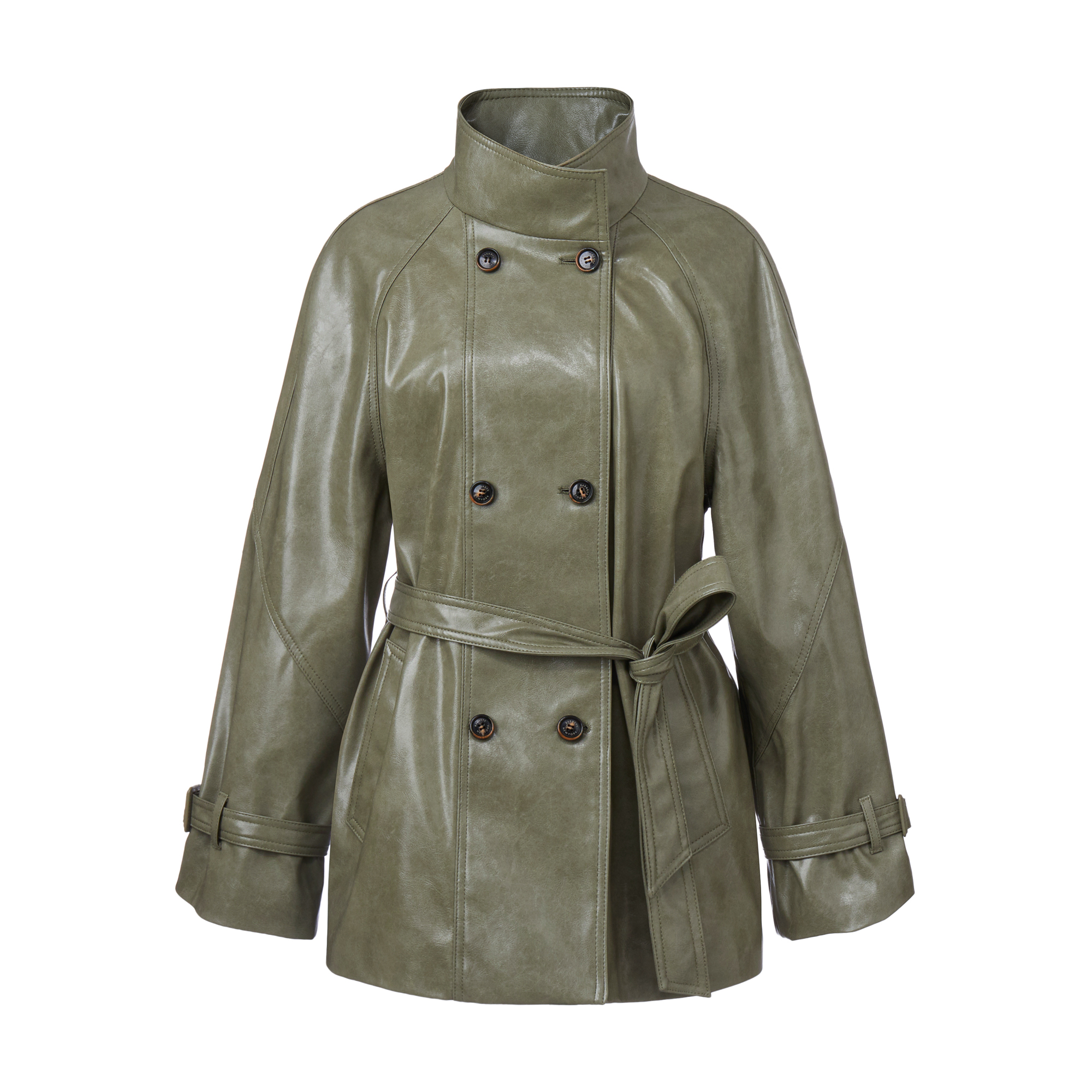 [최초가229,000원]26FW 베인 레더 자켓 4