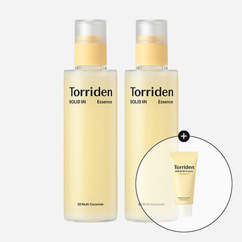[카드 5%할인]정상가 5만2천원] 토리든 솔리드인_세라마이드 올데이 에센스 100ml *2개 [GIFT] 솔리드인 세라마이드 크림 20ml 