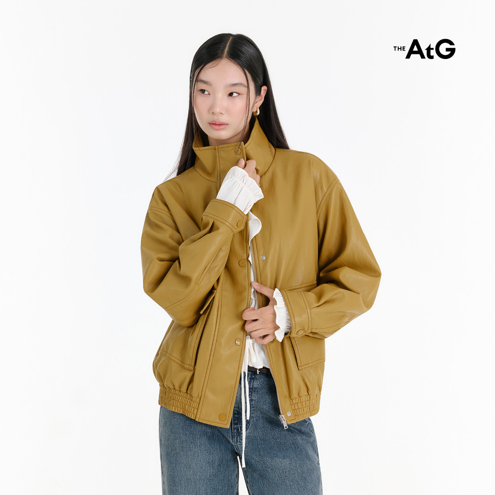 [미리주문10%] 26FW FAUX 레더 봄버재킷 3