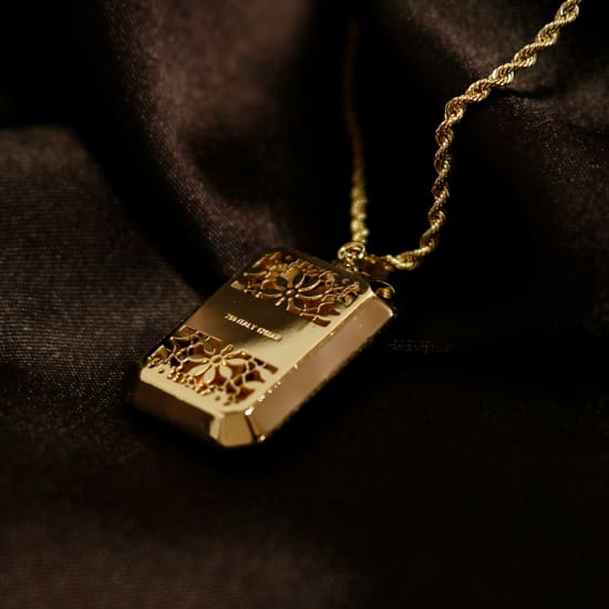골든클레프 24K 리카미 골드바 목걸이(24K 1g+18K 4.05g) 4