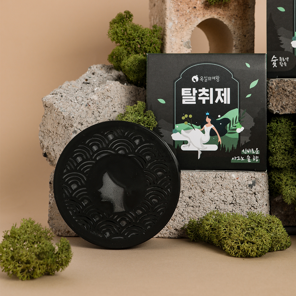 고체형 실내 탈취제 아그노숲 5개 3