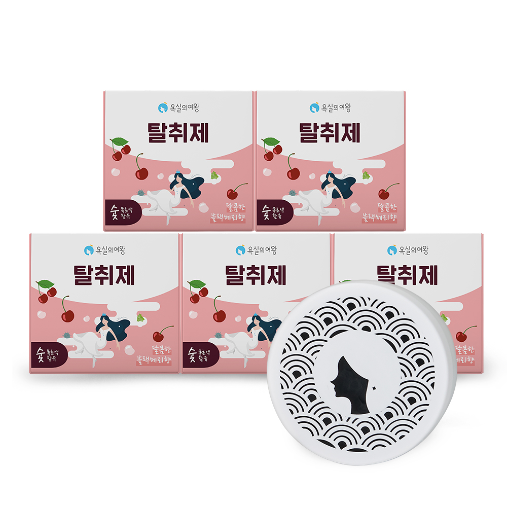 고체형 실내 탈취제 블랙체리 5개