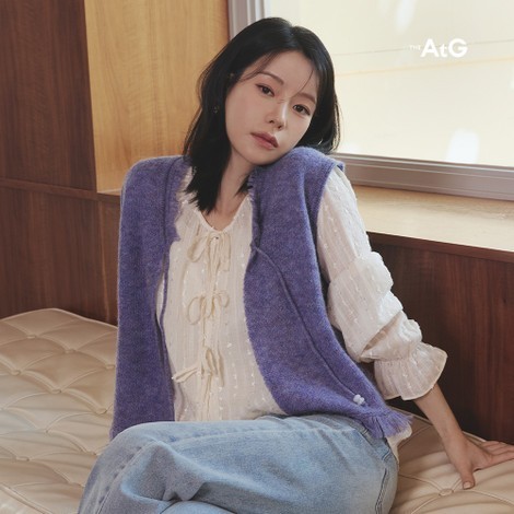 [최초가59,900원][올리브ONLY] 프린지 오픈 니트 베스트 4