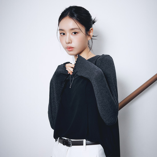 26FW 세미 시스루 프릴 모달티 4종 3