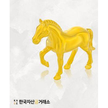 [한국자산금거래소]KAGE 24K 순금 말 오브제