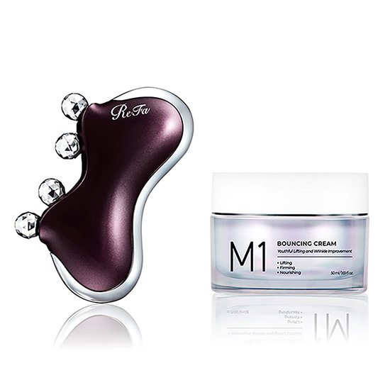 [싱글세트] 경락괄사마사지 리파 카사M1 + 가히 바운싱크림 1개(50ml) 2