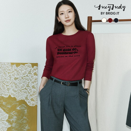[바이브리짓X쥬시쥬디] 26FW 아트웍 티블라우스 3종