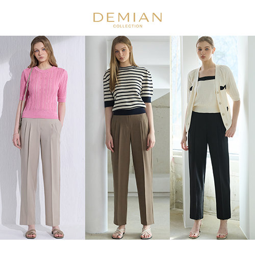 [데미안(DEMIAN)] 26SS NEW 헤리티지 썸머 배럴핏 팬츠 3종