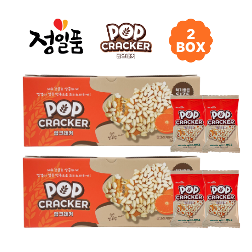 [정일품] 감귤 과즐 팝크래커(POP CRACKER) 2박스(1박스-36개입)