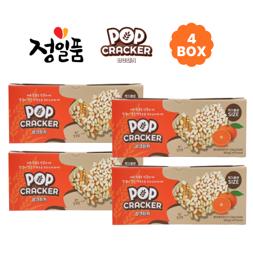 [정일품] 감귤 과즐 팝크래커(POP CRACKER) 4박스(1박스-36개입)