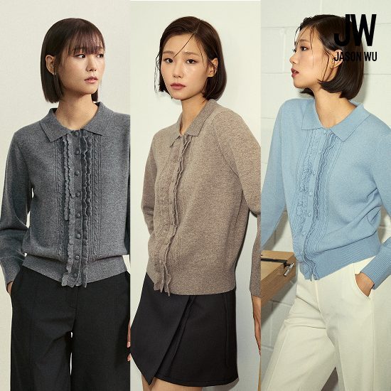 제이슨우 26FW Isabel 울 100% 프릴 가디건 (3 COLORS) 4