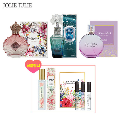 [프랑스 직수입 향] 졸리줄리 블루밍로즈 50ml + 카모베일 50ml + 엘리벨르 100ml