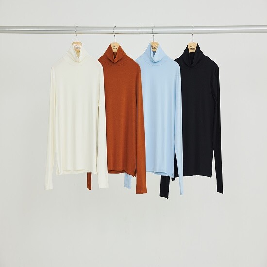 (C)라스튜디오 26FW 여성 울 블렌디드 찰랑 롤넥 니트 4종