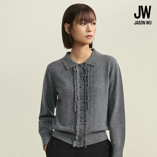 제이슨우 26FW Isabel 울 100% 프릴 가디건 (3 COLORS) 2