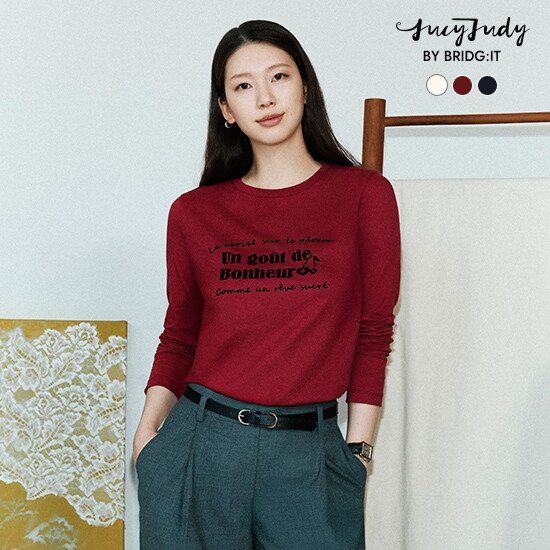[바이브리짓X쥬시쥬디] 26FW 아트웍 티블라우스 3종