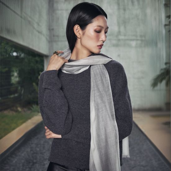 르네크루 26FW 소모 울100 빅 숄