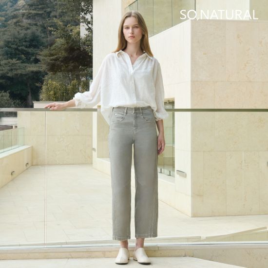 쏘내추럴 26FW 피그먼트 커브드 데님 팬츠 2