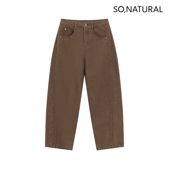 쏘내추럴 26FW 피그먼트 커브드 데님 팬츠 4