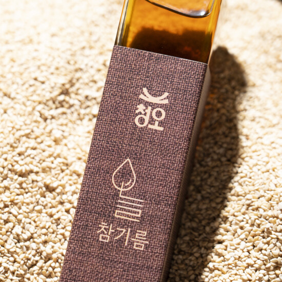 청오 발아 참기름 들기름 세트 (참기름 200ml 2병 + 들기름 200ml 2병 + 볶음참깨 1병) 3