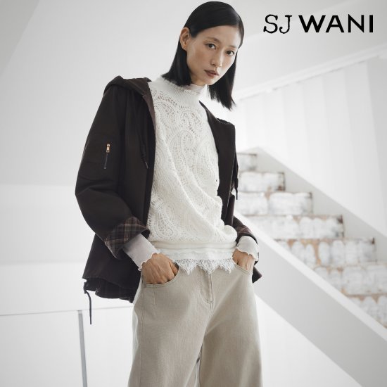 SJ와니 26FW 아뜰리에 후디드 블루종 1종 3