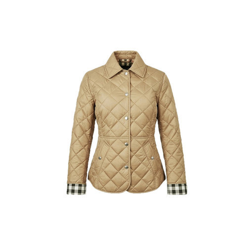 [Burberry] 버버리 다이아몬드 퀼팅 자켓 (카멜) (방송)