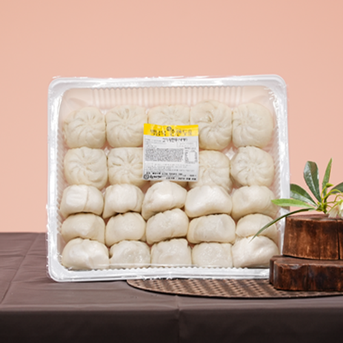 [강동둔촌역전통시장] 백남옥 달인 손만두 왕만두 2kg(25개, 고기/김치 중 선택)