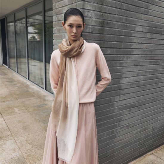 르네크루 26FW 소모 울100 빅 숄 4