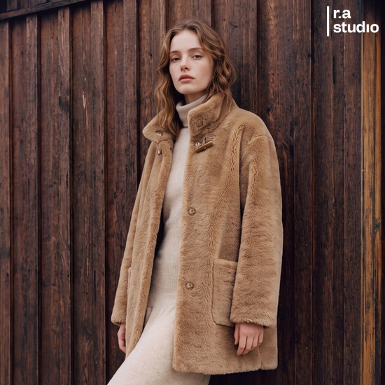 ■라스튜디오 26FW 호주산 양모100 코트 2