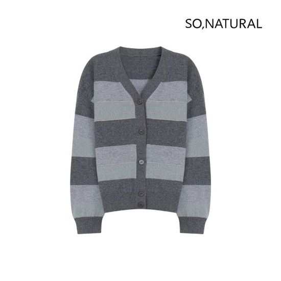 쏘내추럴 26FW 호주산 울 모닐리 니트 재킷 4