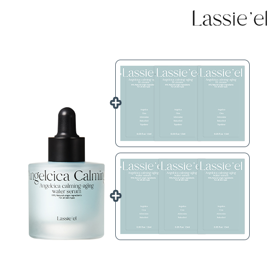 신선초 진정에이징 워터세럼 30ML+신선초 세럼,크림 샤쉐 3개
