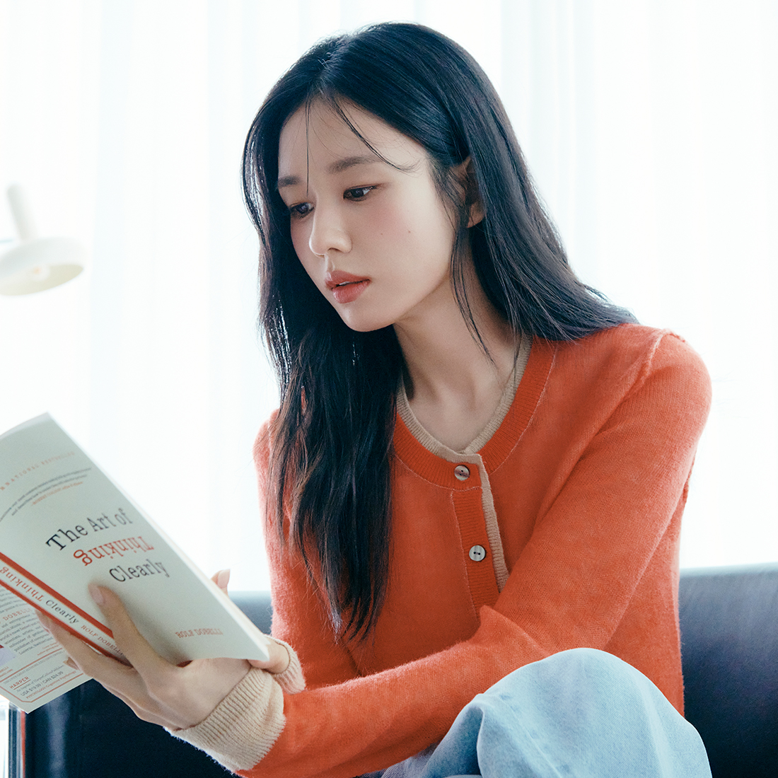 [최초가79,900]26SS 알파카혼방 레이어드 캔디가디건 2