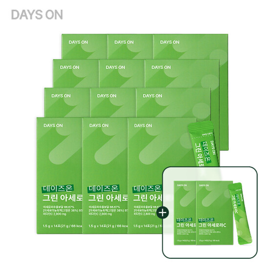 [12+2] 데이즈온 그린 아세로라C 14포 14박스 (총 196포)