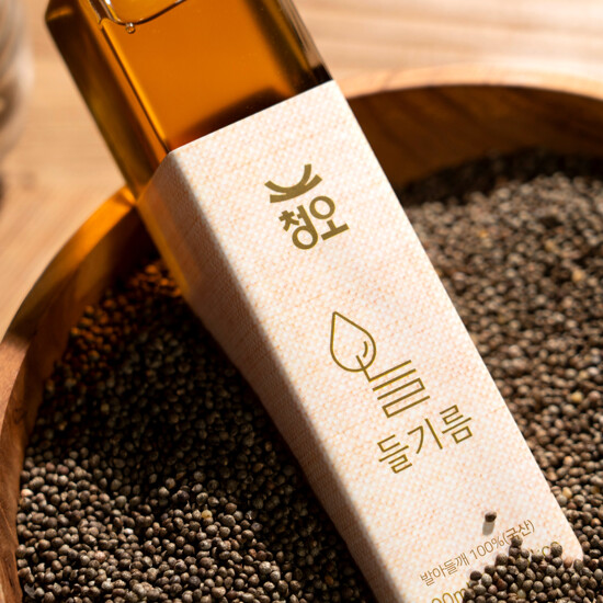 청오 발아 참기름 들기름 세트 (참기름 200ml 2병 + 들기름 200ml 2병 + 볶음참깨 1병) 2
