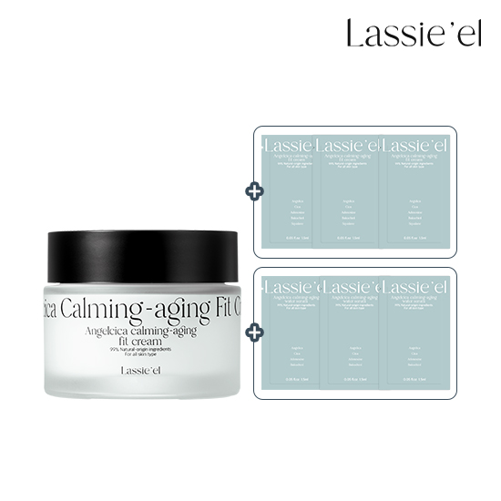 신선초 진정에이징 핏 크림50ML+신선초 세럼,크림 샤쉐 3개