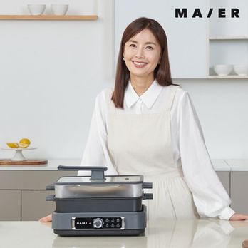 마이어 멀티쿠커(본체+전골팬+그릴팬+유리뚜껑)