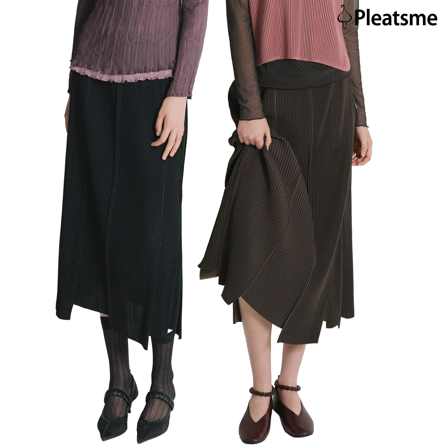 ◎ 26FW 플리츠 컷아웃 스커트 2