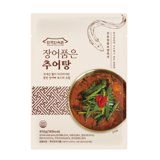 [한국민속촌]장어품은 추어탕 450g 11팩 2