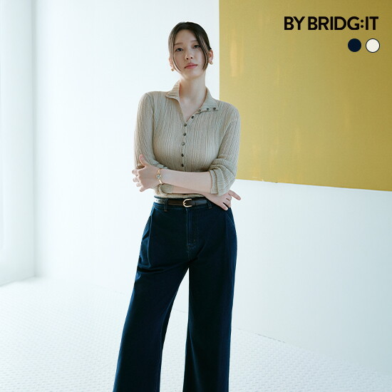 26FW 핀턱 니팅 데님팬츠 2종 3