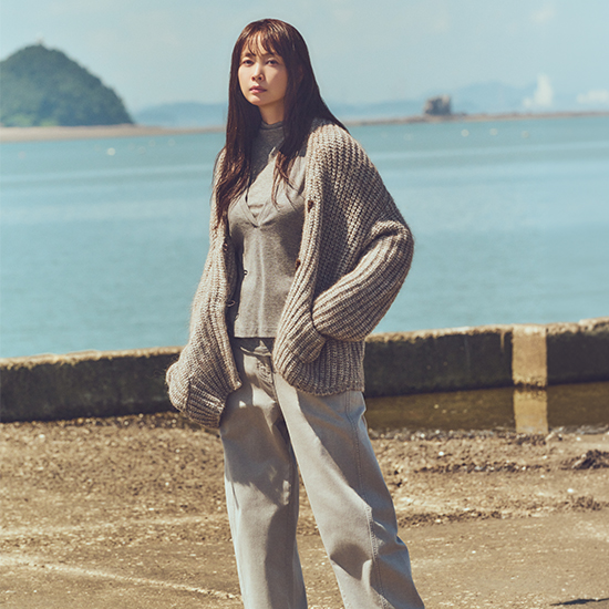 [온플] 26FW 메리노울 블렌드 레이어드 니트 셋업 2종 2