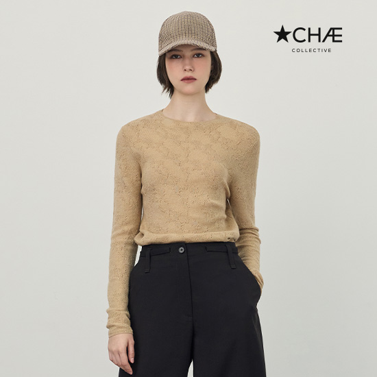 [최초가89,900원] 25FW 메리노울 메탈 레이스 니트 4
