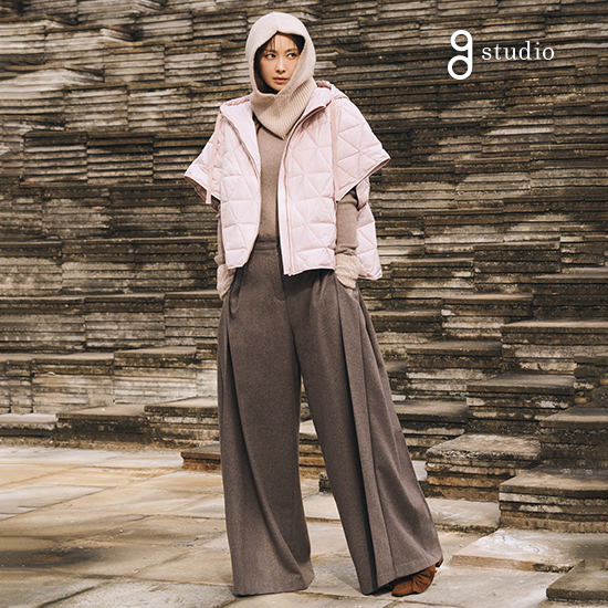 25FW 울블렌드 맥시 드레이프팬츠 [차콜 77 88/ 블랙/ 라이트그레이 ONLY] 3