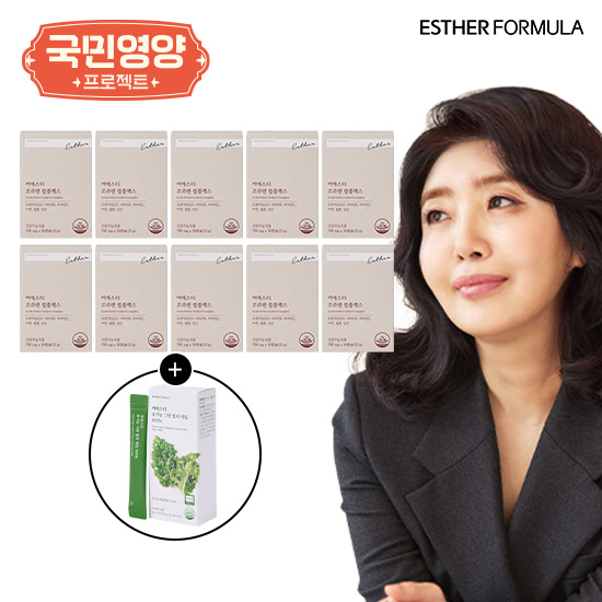 [국민영양프로젝트] 여에스더 코큐텐 10개월분+컬리케일