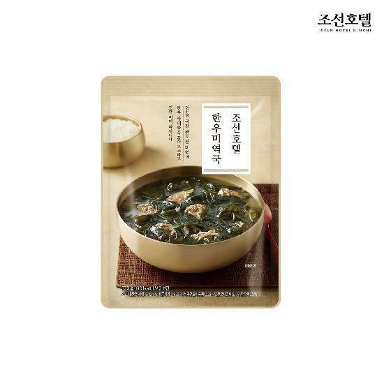 [카드 5%할인][조선호텔] 한우 미역국 730g x 7팩 (14인분) 3
