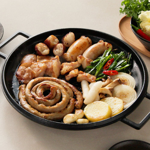 소팔소곱창 호주와규 곱창구이 3종 모둠세트 (곱창2+막창2+대창2+소스4, 총 1.2kg)