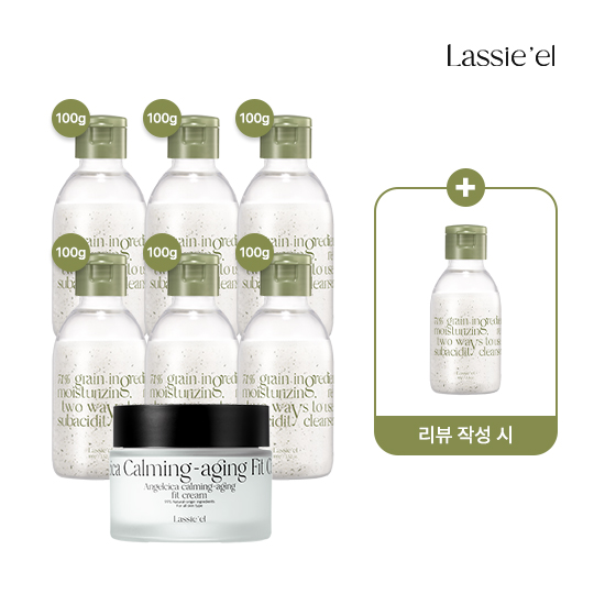 엔자임 녹두영양 클렌저 100g x 6개 + 신선초크림 50ml 1개