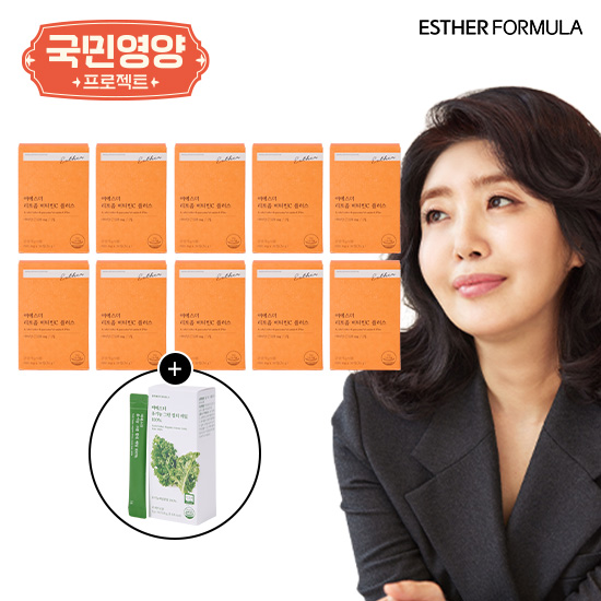 [국민영양프로젝트] 여에스더 리포좀 비타민C 10개월+컬리케일