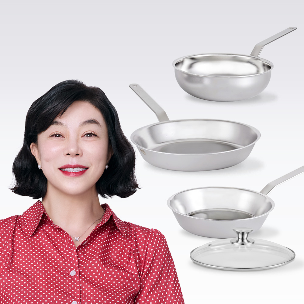 무연마제 통5중 스텐팬 4종(28팬,24팬,24웍,24뚜껑)