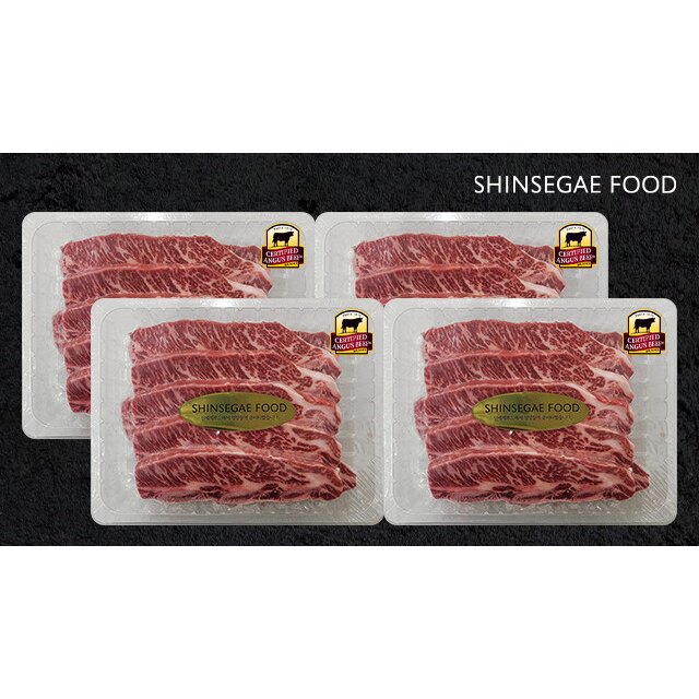 ■프리미엄 블랙앵거스 LA꽃갈비원육 총2kg+2kg 2